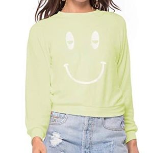 🤍💛Brand new w/tags-Wildfox sleepy smile sweater